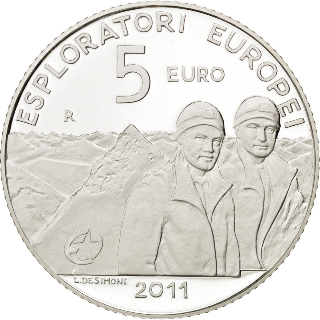 San Marino, 5 Euro, 2011, FDC, Argento, KM:501