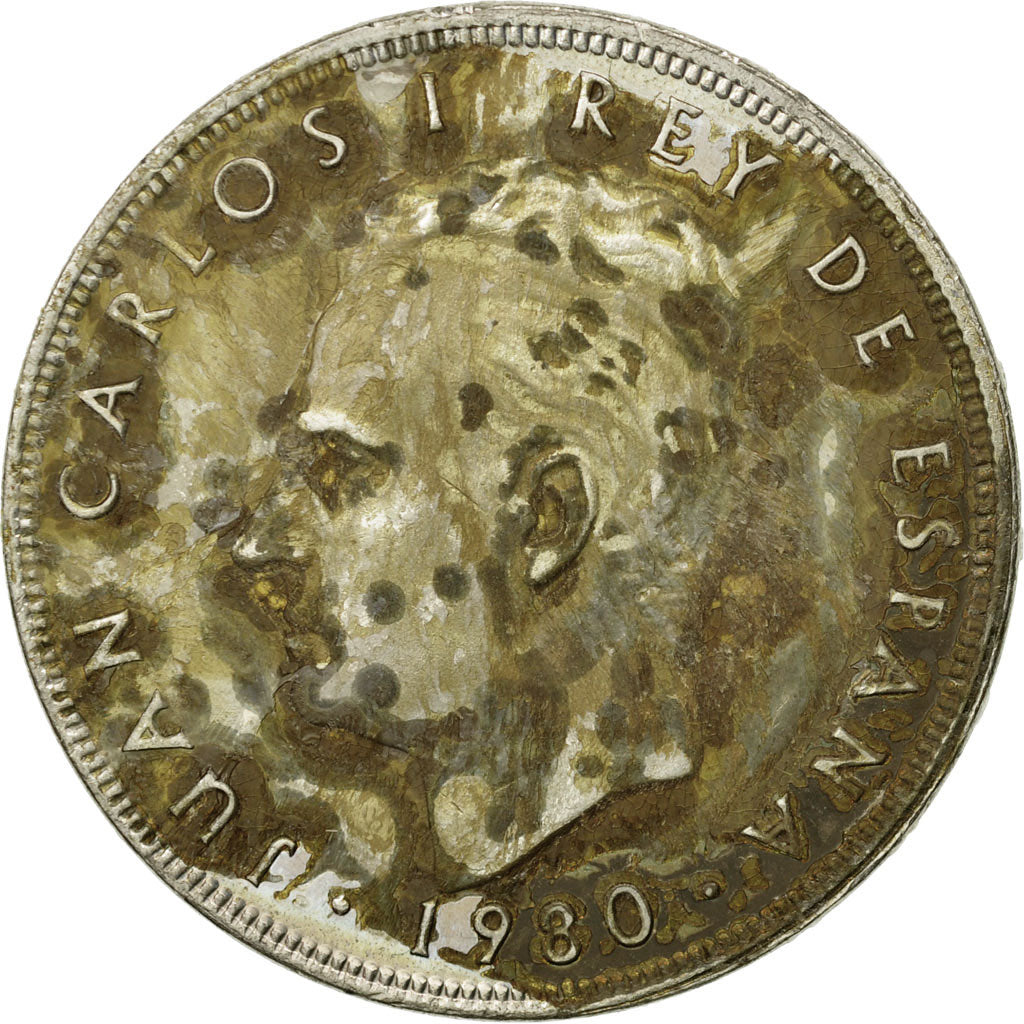 Coin, Spain, Juan Carlos I, 100 Pesetas, 1980, Madrid, VF(30-35), Copper-nickel
