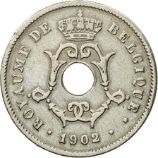 Coin, Belgium, 10 Centimes, 1902, EF(40-45), Copper-nickel, KM:48