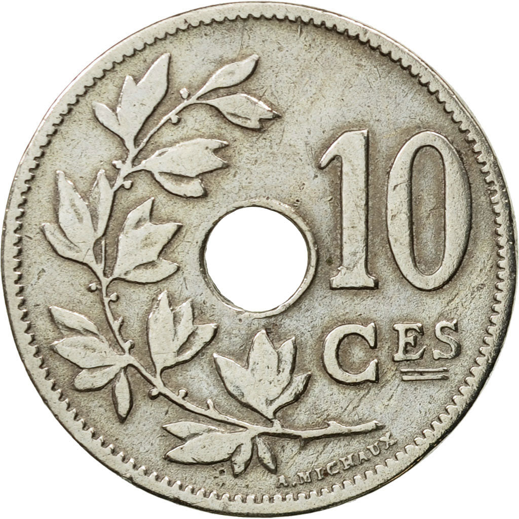 Coin, Belgium, 10 Centimes, 1902, EF(40-45), Copper-nickel, KM:48