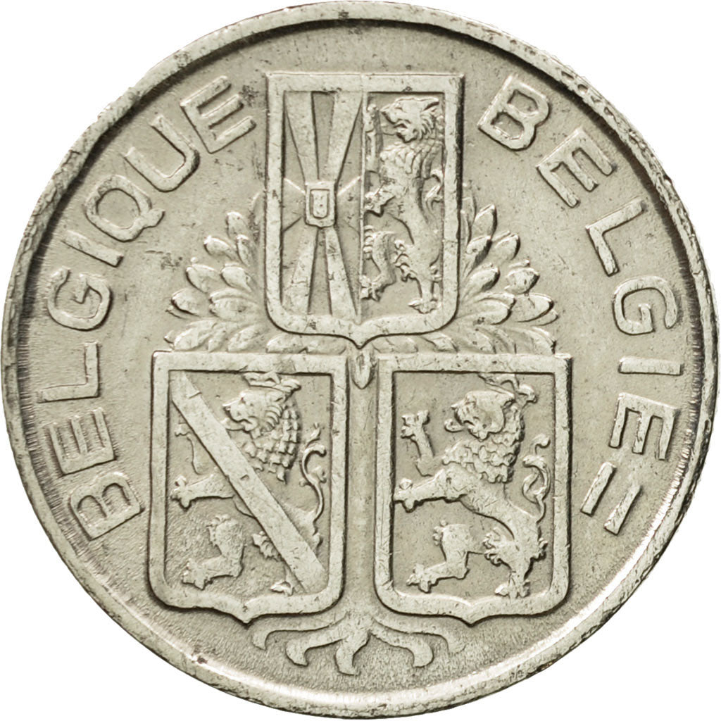 Coin, Belgium, Franc, 1939, AU(50-53), Nickel, KM:119