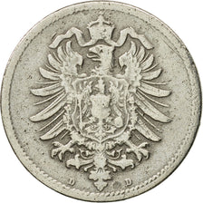 Coin, GERMANY - EMPIRE, Wilhelm I, 10 Pfennig, 1875, Munich, VF(20-25)