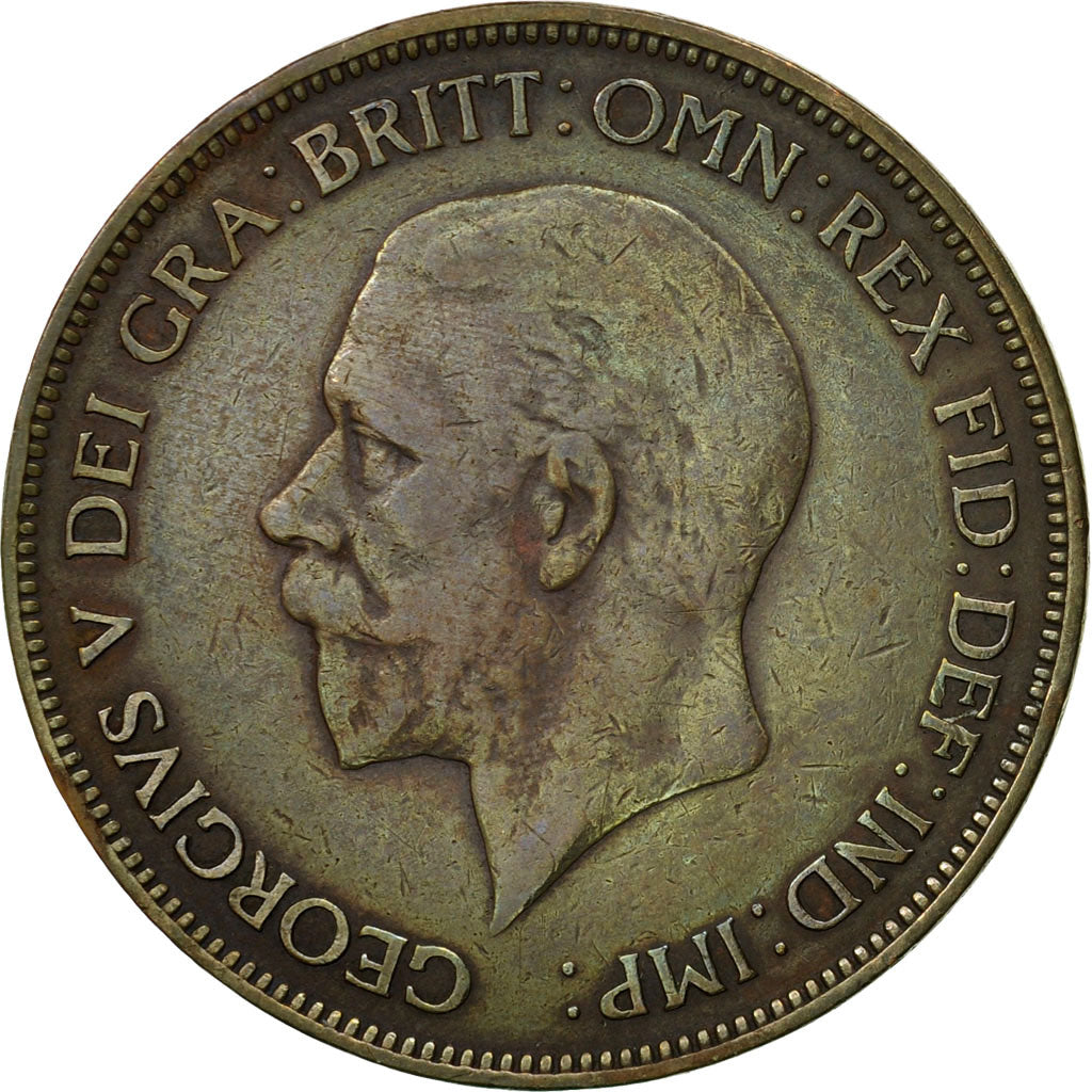 Coin, Great Britain, George V, Penny, 1931, VF(20-25), Bronze, KM:838