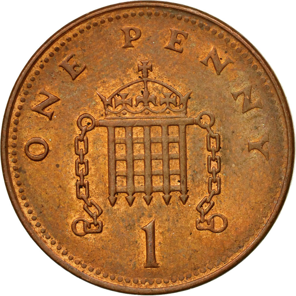 Monnaie, Grande-Bretagne, Elizabeth II, Penny, 2007, TTB, Copper Plated Steel