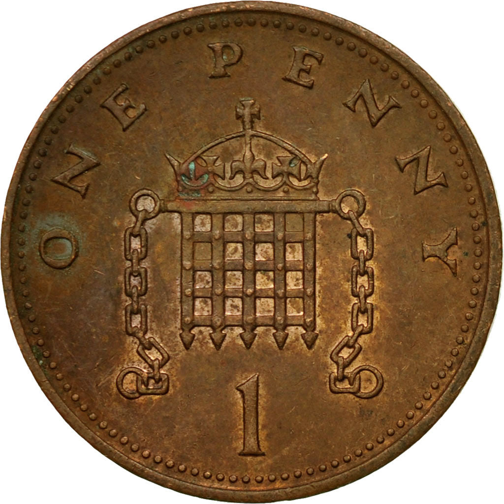 Coin, Great Britain, Elizabeth II, Penny, 1986, VF(20-25), Bronze, KM:935