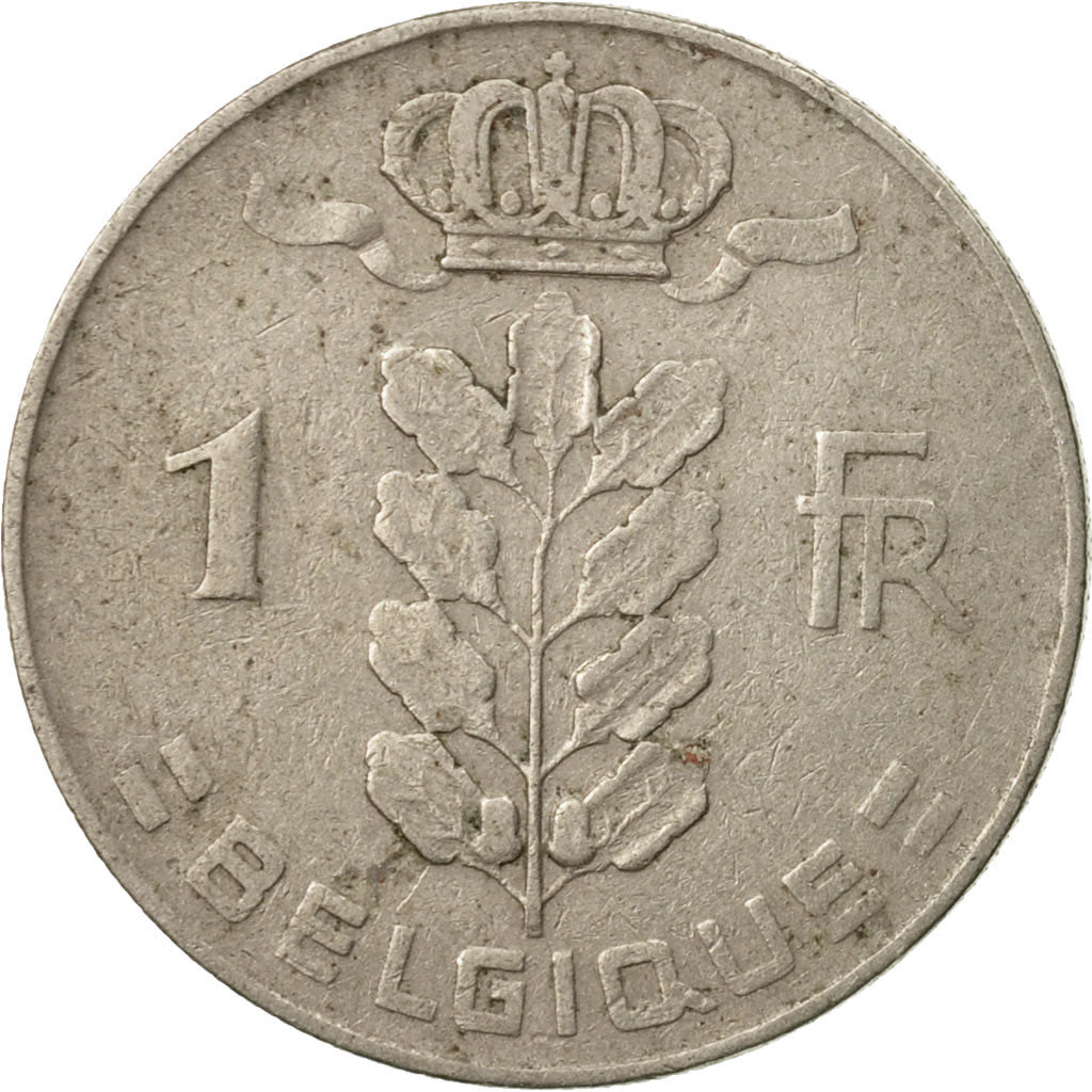 Coin, Belgium, Franc, 1950, EF(40-45), Copper-nickel, KM:142.1