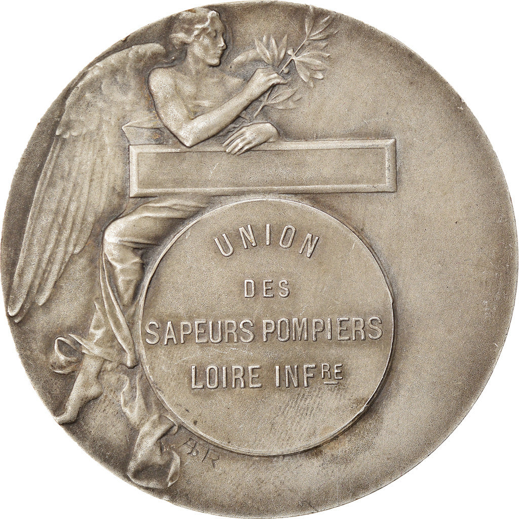 Francja, Medal, Union des Sapeurs Pompiers , Loire Inférieure, Rivet