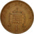 Coin, Great Britain, Elizabeth II, New Penny, 1977, EF(40-45), Bronze, KM:915