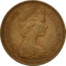 Coin, Great Britain, Elizabeth II, New Penny, 1979, EF(40-45), Bronze, KM:915