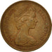Coin, Great Britain, Elizabeth II, New Penny, 1979, EF(40-45), Bronze, KM:915