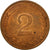Coin, GERMANY - FEDERAL REPUBLIC, 2 Pfennig, 1976, Stuttgart, EF(40-45), Copper