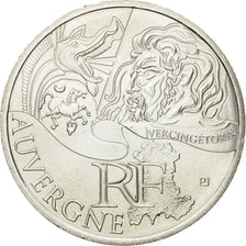 France, 10 Euro, Auvergne, 2012, MS(63), Silver, KM:1864