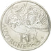 France, 10 Euro, Auvergne, 2012, MS(63), Silver, KM:1864