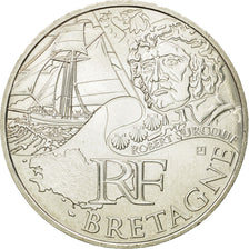 France, 10 Euro, Bretagne, 2012, MS(63), Silver, KM:1866