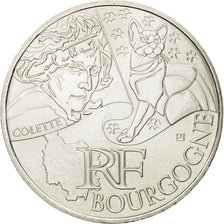 France, 10 Euro, Bourgogne, 2012, MS(63), Silver, KM:1867