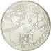 France, 10 Euro, Bourgogne, 2012, MS(63), Silver, KM:1867