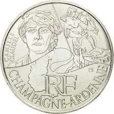 France, 10 Euro, Champagne-Ardenne, 2012, MS(63), Silver, KM:1869