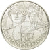 France, 10 Euro, Champagne-Ardenne, 2012, MS(63), Silver, KM:1869