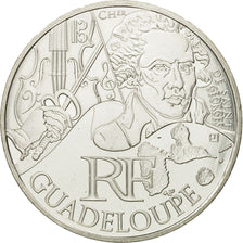 France, 10 Euro, Guadeloupe, 2012, MS(63), Silver, KM:1873