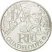 France, 10 Euro, Guadeloupe, 2012, MS(63), Silver, KM:1873