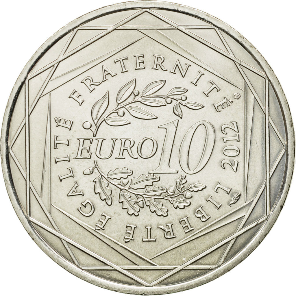 France, 10 Euro, Provence-Alpes-Cote d'Azur, 2012, SPL, Argent, KM:1884