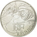 France, 10 Euro, Réunion, 2012, MS(63), Silver, KM:1885