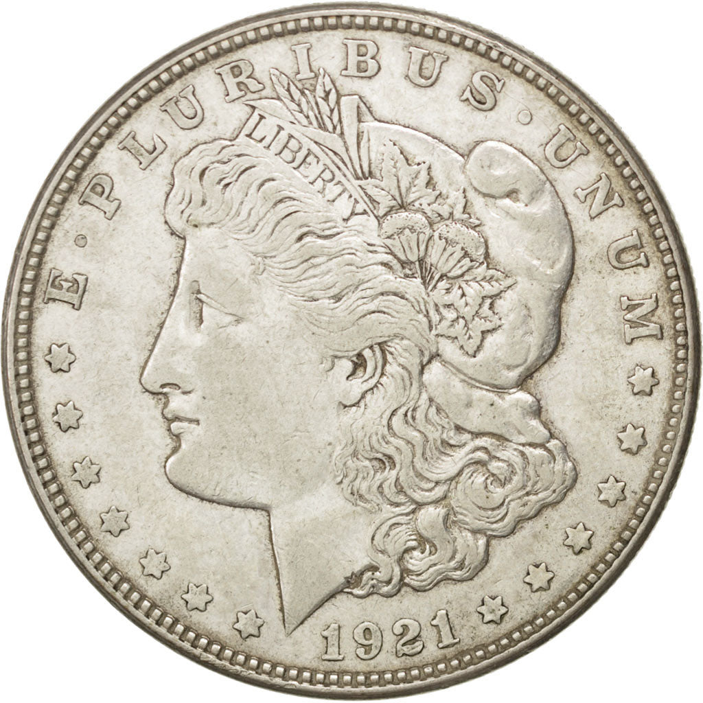 UNITED STATES, Morgan Dollar, Dollar, 1921, U.S. Mint, KM #110, EF(40-45),...