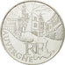 France, 10 Euro, Auvergne, 2011, MS(63), Silver, KM:1728