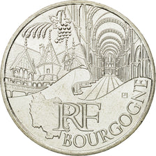 France, 10 Euro, Bourgogne, 2011, MS(63), Silver, KM:1731