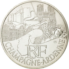 Francia, 10 Euro, Champagne-Ardenne, 2011, SC, Plata, KM:1733