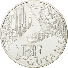 France, 10 Euro, Guyane, 2011, SPL, Argent, KM:1736
