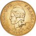 FRENCH POLYNESIA, 100 Francs, 1995, Paris, KM #14, MS(63), Nickel-Bronze, 30,...