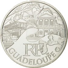 Francja, 10 Euro, Guadeloupe, 2011, Paris, MS(63), Srebro, KM:1737