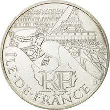 France, 10 Euro, Ile de France, 2011, SPL, Argent, KM:1739