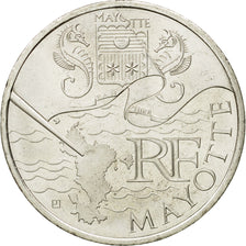 France, 10 Euro, Mayotte, 2011, SPL, Argent, KM:1726