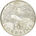 France, 10 Euro, Lorraine, 2011, SPL, Argent, KM:1743