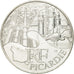 France, 10 Euro, Picardie, 2011, MS(63), Silver, KM:1747