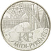 France, 10 Euro, Midi-Pyrénées, 2011, MS(63), Silver, KM:1752