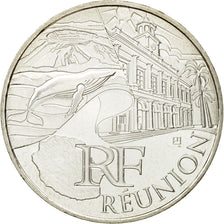 France, 10 Euro, Réunion, 2011, MS(63), Silver, KM:1750