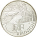 France, 10 Euro, Réunion, 2011, MS(63), Silver, KM:1750