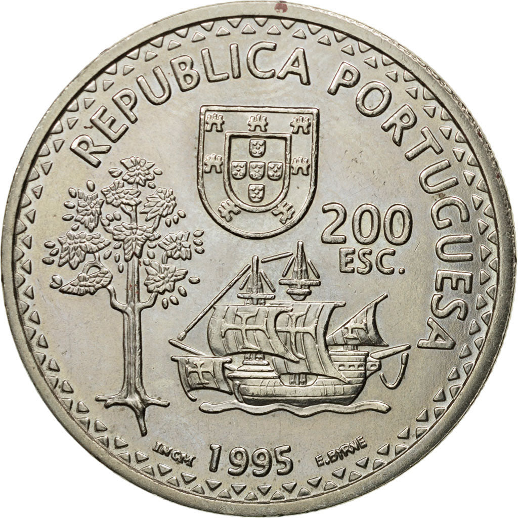 Coin, Portugal, 200 Escudos, 1995, AU(55-58), Copper-nickel, KM:683