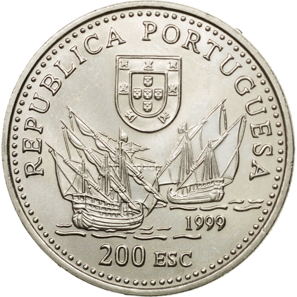 Moneda, Portugal, 200 Escudos, 1999, EBC, Cobre - níquel, KM:719
