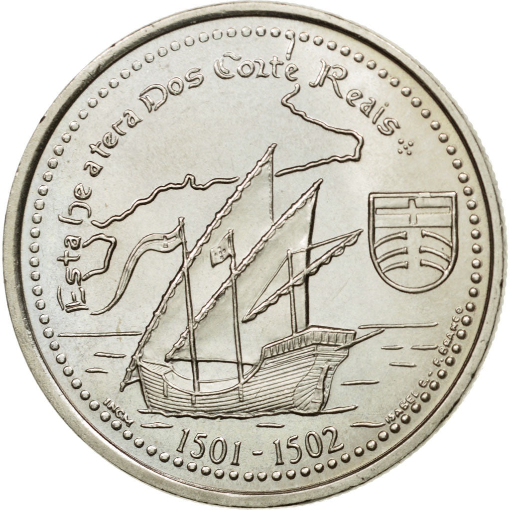 Coin, Portugal, 200 Escudos, 2000, Lisbon, AU(55-58), Copper-nickel, KM:729