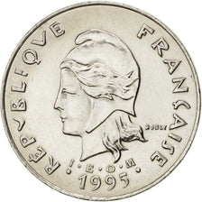 Munten, Frans Polynesië, 50 Francs, 1995, Paris, UNC-, Nickel, KM:13
