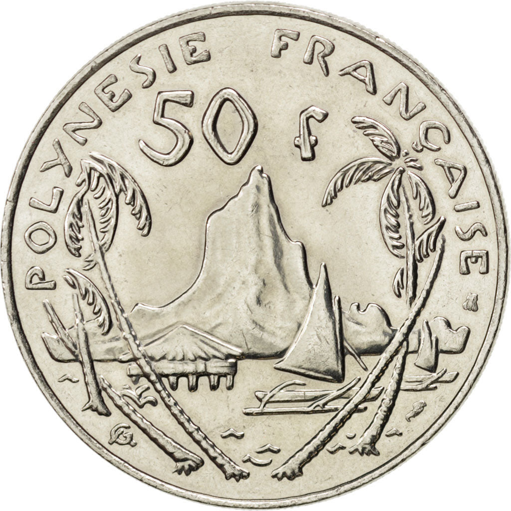 Coin, French Polynesia, 50 Francs, 1995, Paris, MS(63), Nickel, KM:13