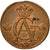 Moneda, Suecia, Gustaf IV Adolf, 1/2 Skilling, 1809, SC, Cobre, KM:565