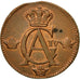 Moneta, Svezia, Gustaf IV Adolf, 1/2 Skilling, 1809, SPL, Rame, KM:565