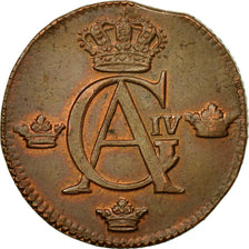 Monnaie, Suède, Gustaf IV Adolf, 1/2 Skilling, 1809, SUP+, Cuivre, KM:565