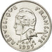 FRENCH POLYNESIA, 10 Francs, 1995, Paris, KM #8, MS(63), Nickel, 24, Lecompte...