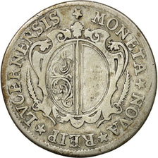 Moneda, CANTONES SUIZOS, LUZERN, 20 Kreuzer, 1714, Bern, BC+, Plata, KM:44